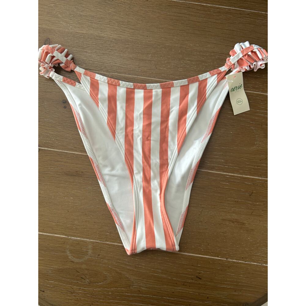 NWT Aerie Striped cheekest swim bottom med